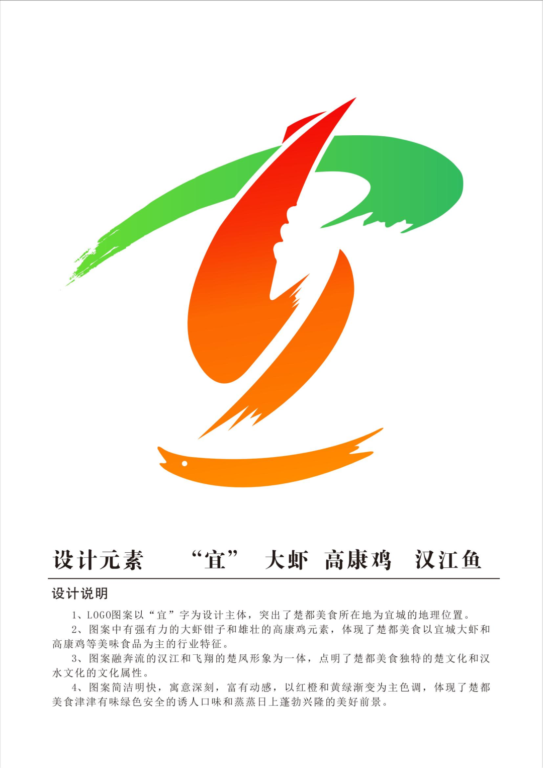 楚都宜城美食文旅宣传语和形象标识征集大赛获奖作品公示 楚都宜城美食文旅宣传语和形象标识征集大赛获奖作品公示.2图片
